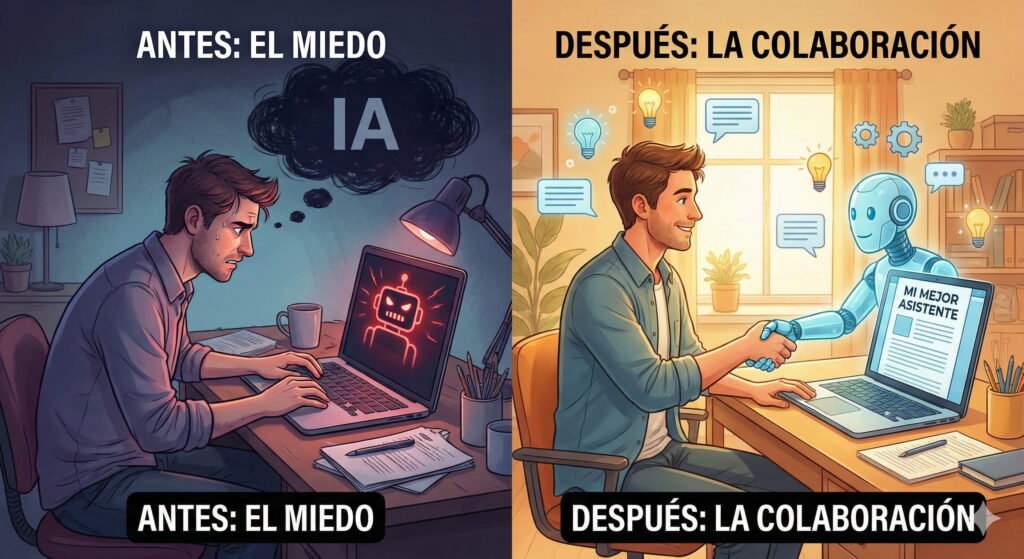 IA tediosa y dificil vs IA para el trabajo y facil